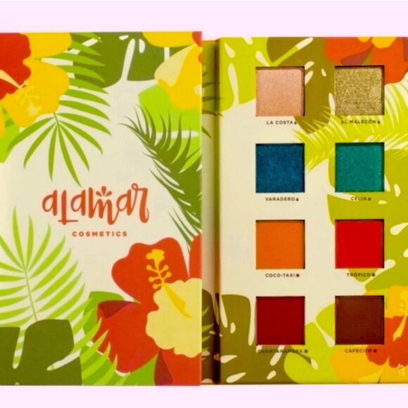Alamar Cosmetics Reina Del Caribe Vol. 1 Eyeshadow Palette BRAND NEW IN BOX - Picture 1 of 6